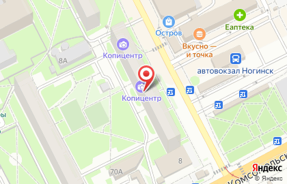 Магазин Городская база цветов в Ногинске на карте