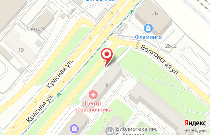 Магазин продуктов на Волковской, 5Б на карте