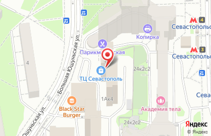 Магазин Boogie Shop на Севастопольской на карте