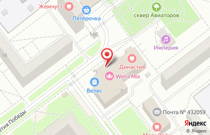 Магазин кондитерских изделий Полинка на улице 40-летия Победы на карте