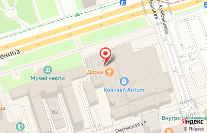 Банкомат ВТБ в Перми на карте