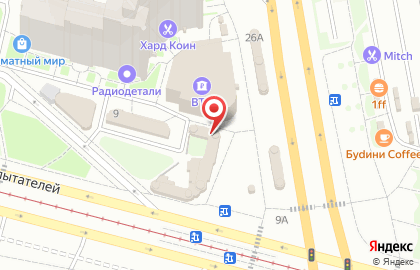 Ростелеком для дома на проспекте Испытателей на карте