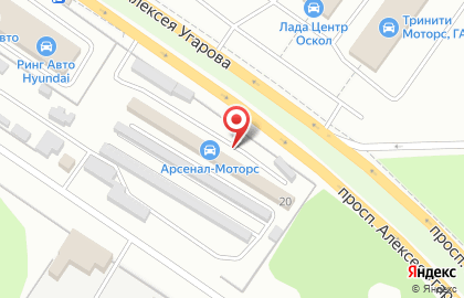 Магазин автозапчастей в Белгороде на карте