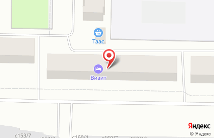 Гостиница Визит на карте