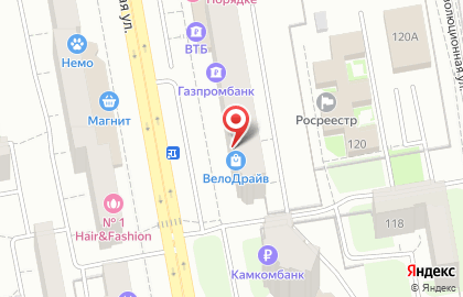 ВелоДрайв на Пушкинской улице на карте