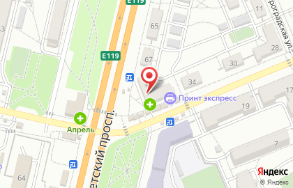 Цветочный салон Элина на Университетском проспекте на карте