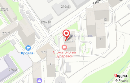 Стоматологическая клиника Зубаревой в Заельцовском районе на карте