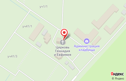 Храм Святых Святителей Геннадия и Евфимия архиепископов Новгородских на карте