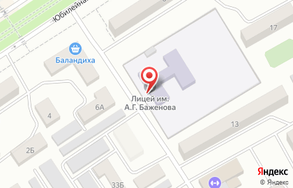 Лицей имени Алексея Геннадьевича Баженова на проспекте Космонавтов, 17А на карте