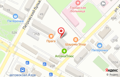 МТС в Азове на карте