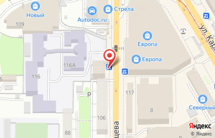 Банкомат Рост Банк, филиал в г. Курске на карте