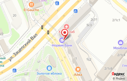 Норвик банк в Москве на карте
