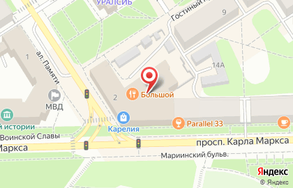 Салон красоты Салон Плюс в Петрозаводске на карте