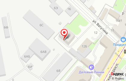 Компания Техрешение на карте