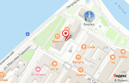 Продуктовый магазин в Астрахани на карте