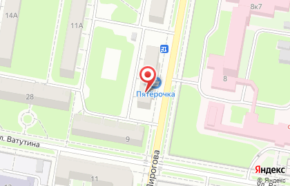 Банкомат СберБанк на улице Пирогова, 11 в Дзержинске на карте