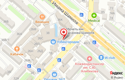 Магазин Мир детства на проспекте Имама Шамиля на карте