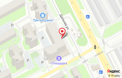 Супермаркет Магнит на Дальней улице на карте
