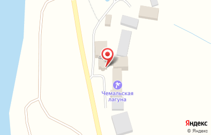 База отдыха Чемальская лагуна на карте