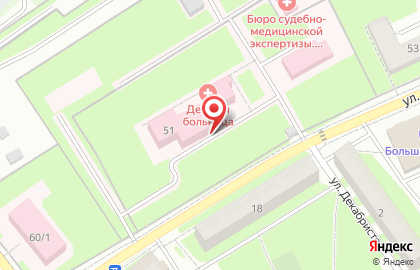 Детская городская больница в Москве на карте