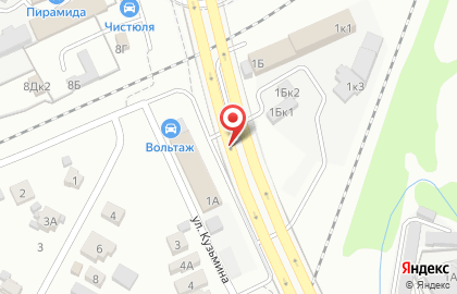 Стройматериал на улице Кузьмина на карте