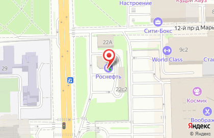 АЗС BP на Шереметьевской улице на карте