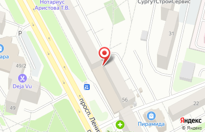 Ханты-Мансийский банк Открытие на проспекте Ленина, 56 на карте