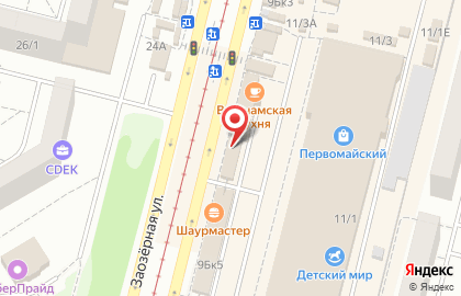 Интим-салон 1001 ночь в Советском районе на карте