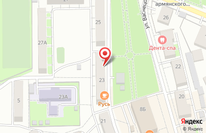 Кафе Русь на улице Васнецова на карте