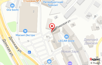 Строительная Бассейновая Компания на улице Лавровой на карте