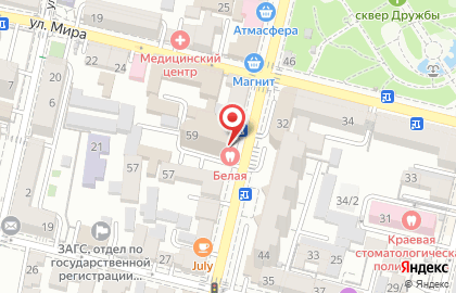 Туристическая компания 1001 тур на Октябрьской улице на карте
