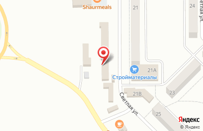 Магазин Сластёна на Светлой улице на карте