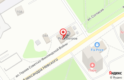 Магазин товаров для дома и сада Клевер на проспекте Александра Невского на карте