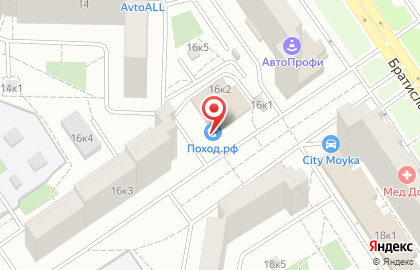 Интернет-магазин Центр Упаковки на Братиславской улице на карте