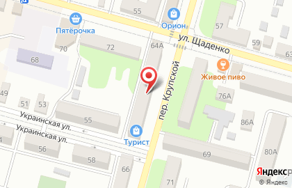 Турист в Ростове-на-Дону на карте