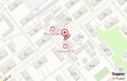 Сауна Звезда в Промышленном районе на карте