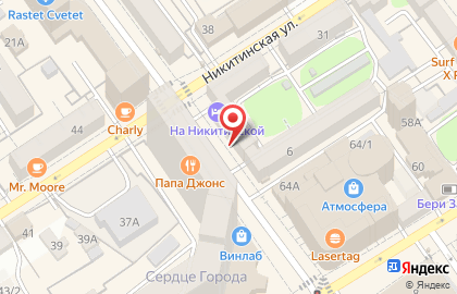 Магазин ткани Времена Года на Никитинской улице на карте