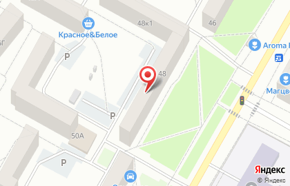 Магазин постоянных продуктовых распродаж Выгодный на карте