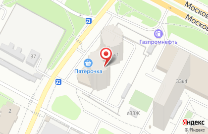 Детский центр Светлячок на Московском шоссе на карте