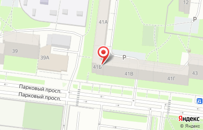 Участковый пункт полиции на Парковом проспекте, 41б на карте