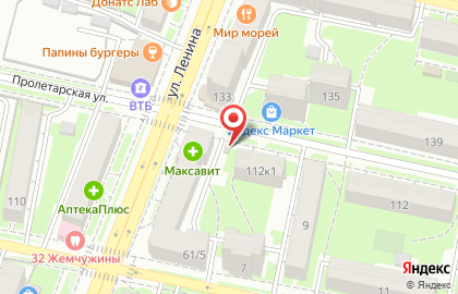 Киоск по ремонту обуви на улице Ленина на карте