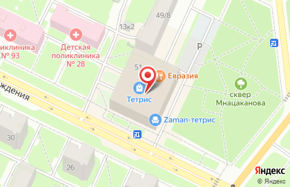 Мастерская в Санкт-Петербурге на карте