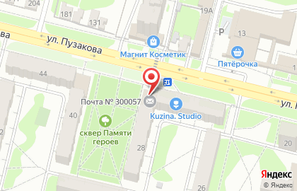 Терминал СберБанк в Зареченском районе на карте