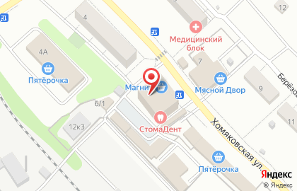 Аптека Лекарефф в Зареченском районе на карте