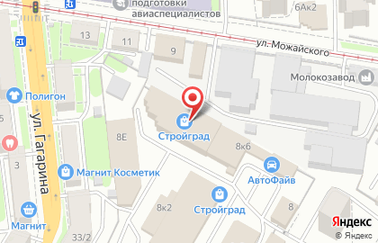 Салон штор Магнолия в Ленинском районе на карте