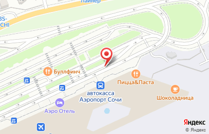 Авиакасса S7 на карте