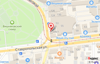 Оператор связи МТС на улице имени Вишняковой на карте
