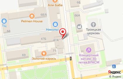 Фирменный магазин Сельский дворик на улице Ленина на карте
