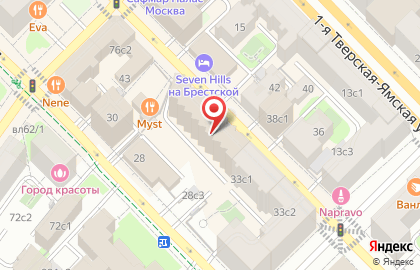 Автошкола OMG на 1-й Брестской улице, 35 стр 1 на карте