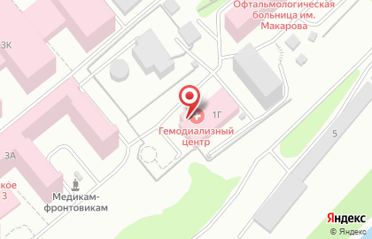 Амбулаторный центр диализа, ООО Гемодиализный центр Красноярск на карте